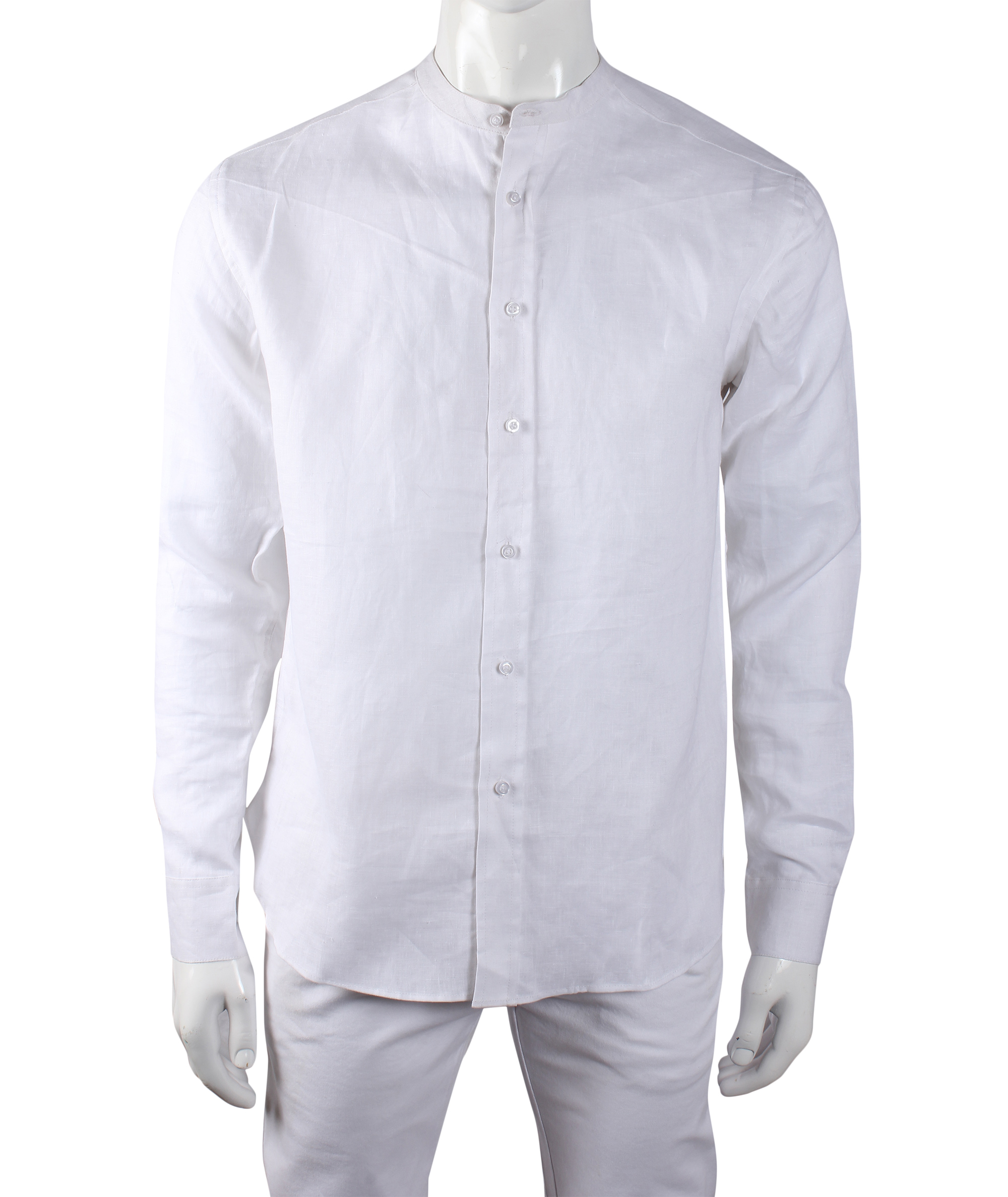 Linen Mandarin Shirt